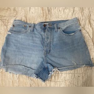 Madewell Curvy Denim Shorts